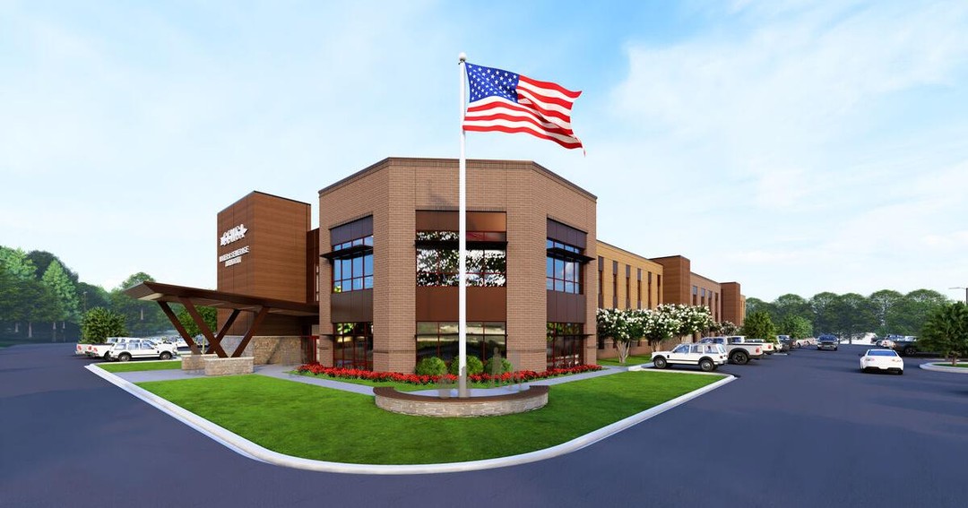 Cherokee County Water and Sewerage Authority New Office Plumbing — MEP coordination by Southeast BIM Services